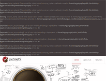Tablet Screenshot of infinity-egypt.com